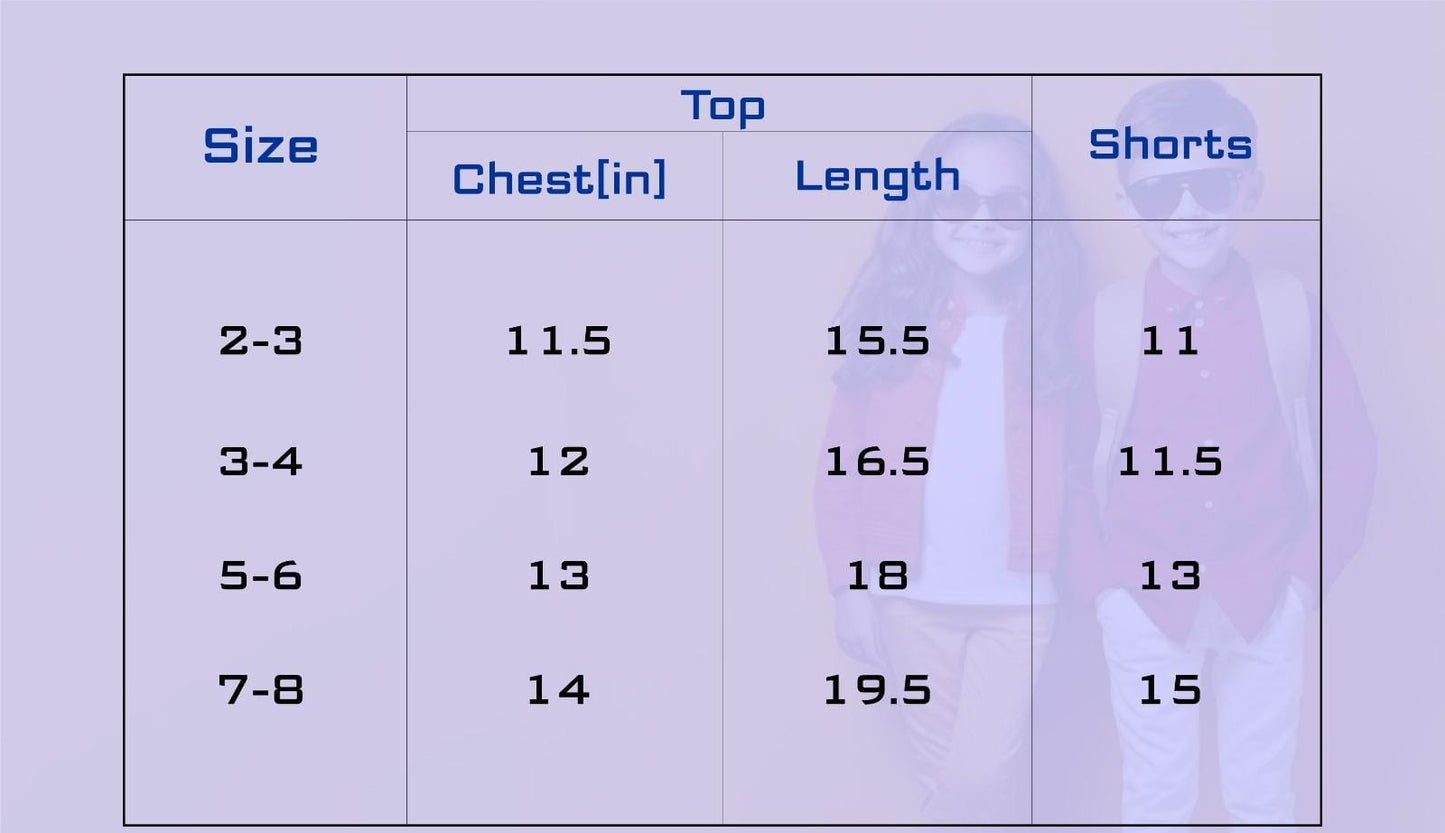 Blue cap coord shorts set