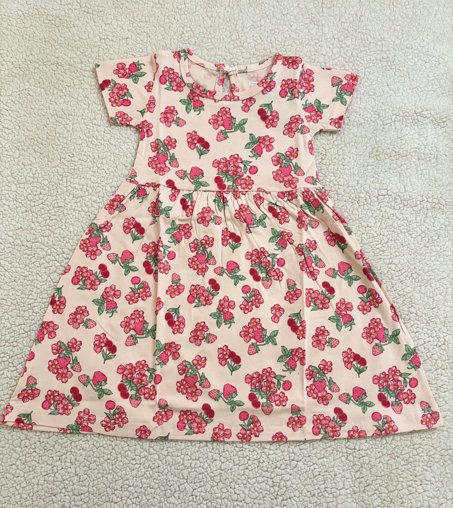 Pink floral Printed Gown