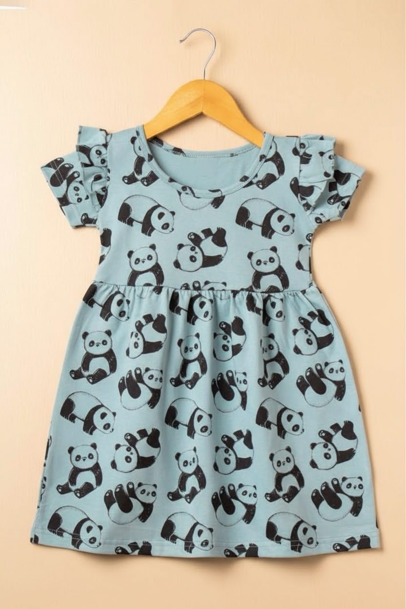 Light Blue Panda Gown