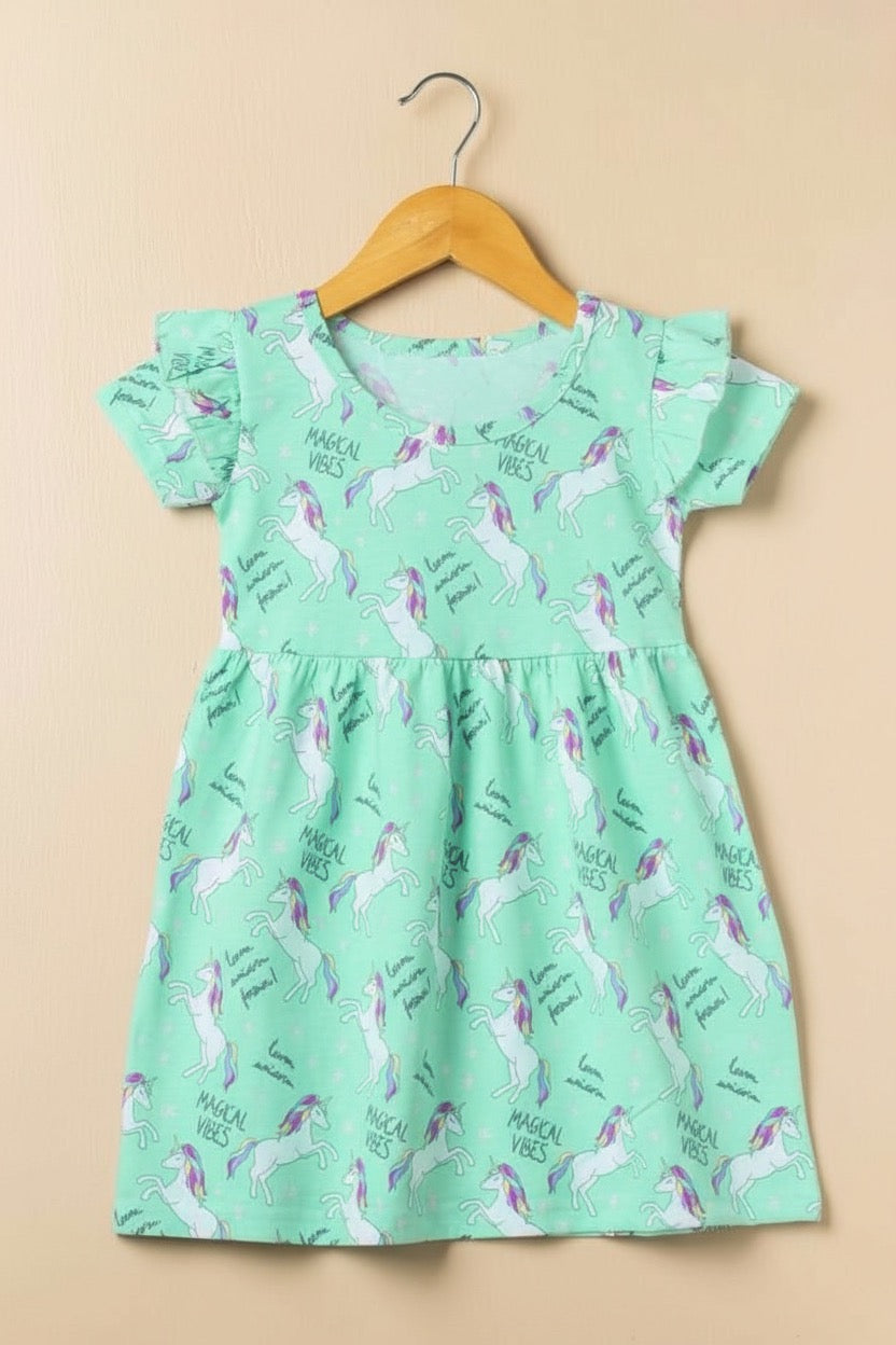 Mint Unicorn Gown