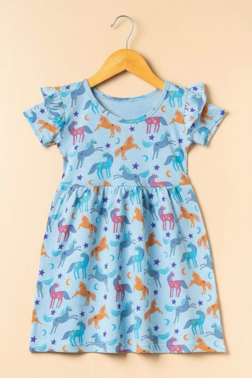 Blue Unicorn Gown