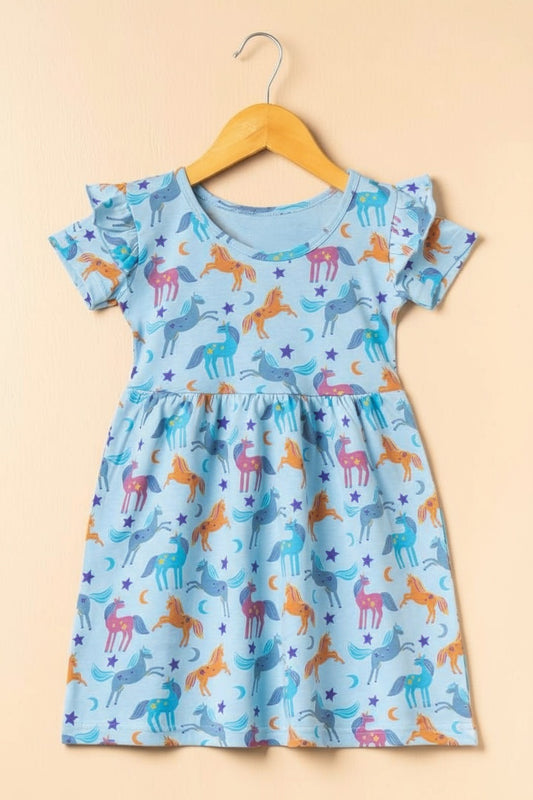Blue Unicorn Gown
