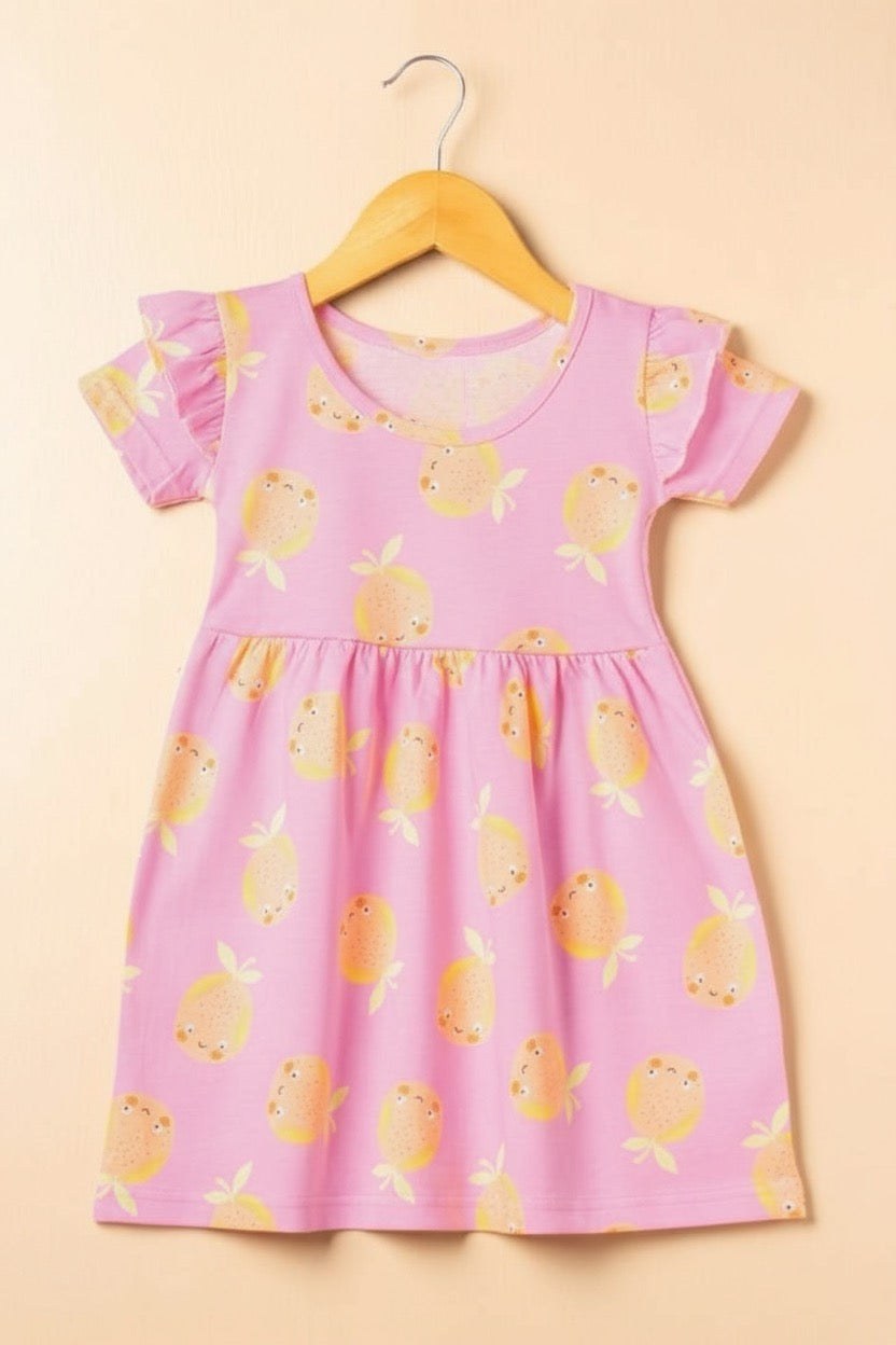 Sweet Citrus Pink Gown