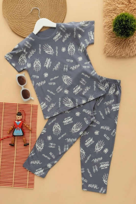 Grey Spider Pant set