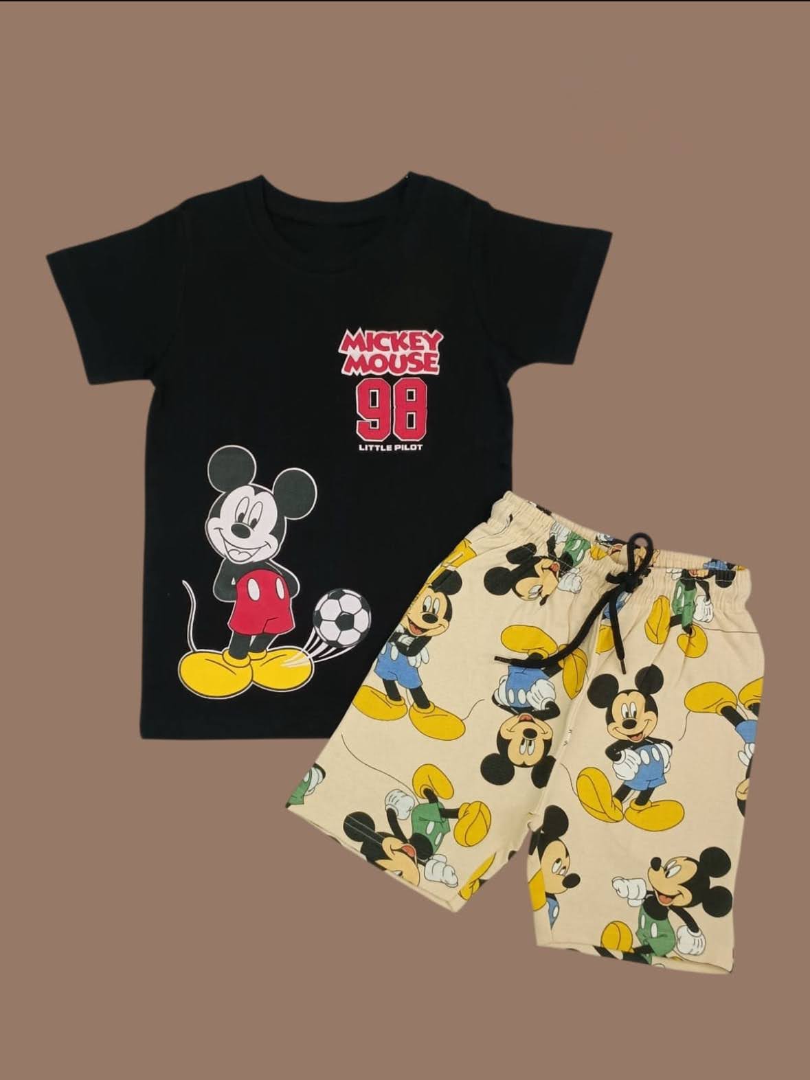 Mickey Mouse T-Shirt & Shorts Set