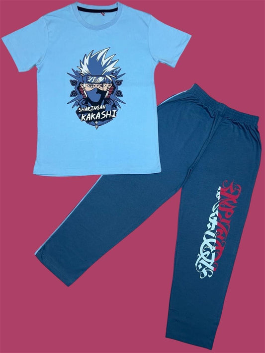 Blue Kakashi pant set
