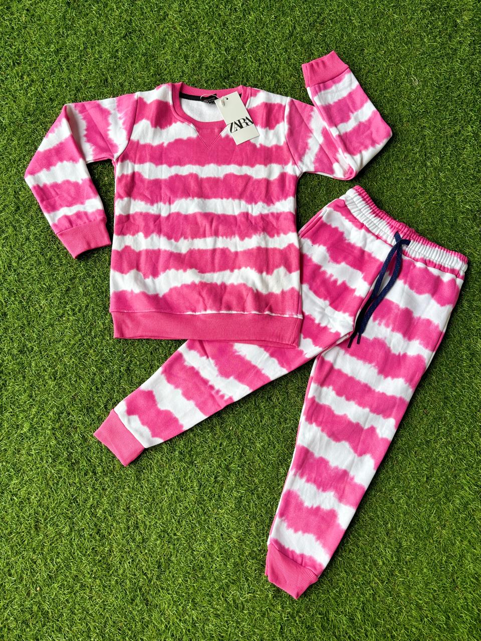 Pink Dye & Tie Pant set