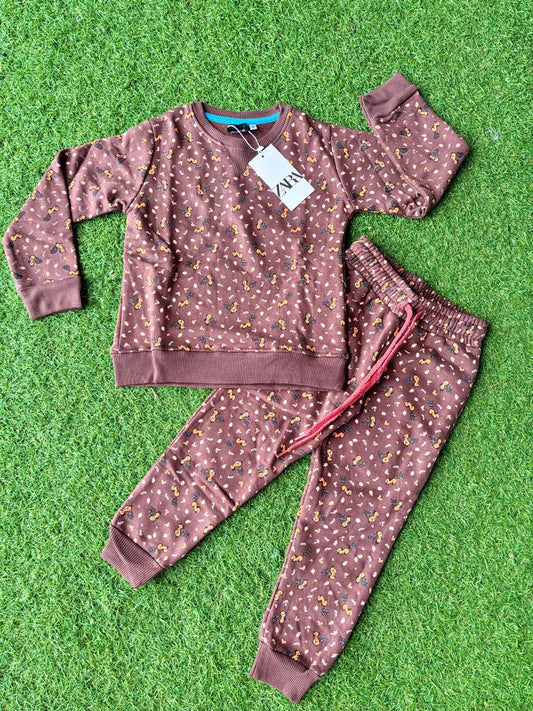 Brown squirrel pant set