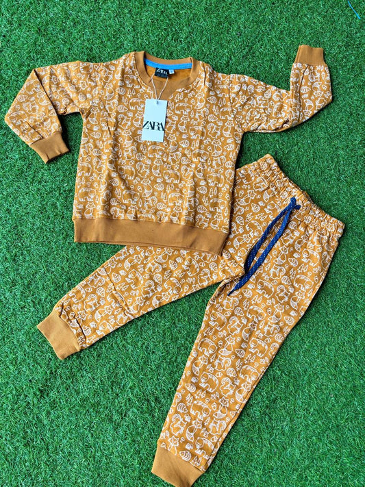 Mustard yellow pant set